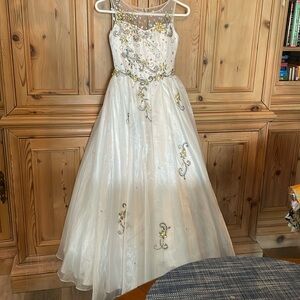 Gorgeous beaded Little Rosie Pageant gown.